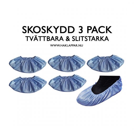 Tvättbara skoskydd blåa packet